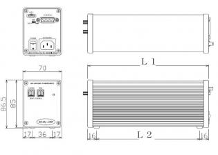 TPDP1B型外部尺寸